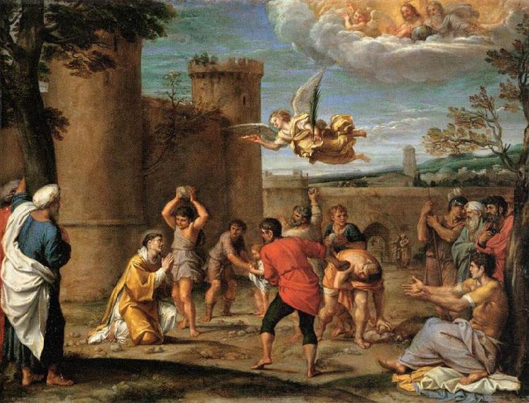 Annibale Carracci The Stoning of St Stephen oil painting picture